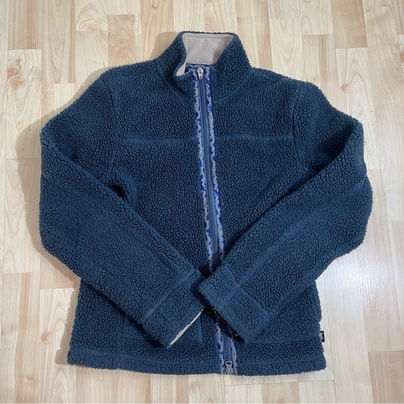 Horny Toad Blue Womens Fleece Full Zip Lomg Sleeve Jacket Size Small - Picture 1 of 5